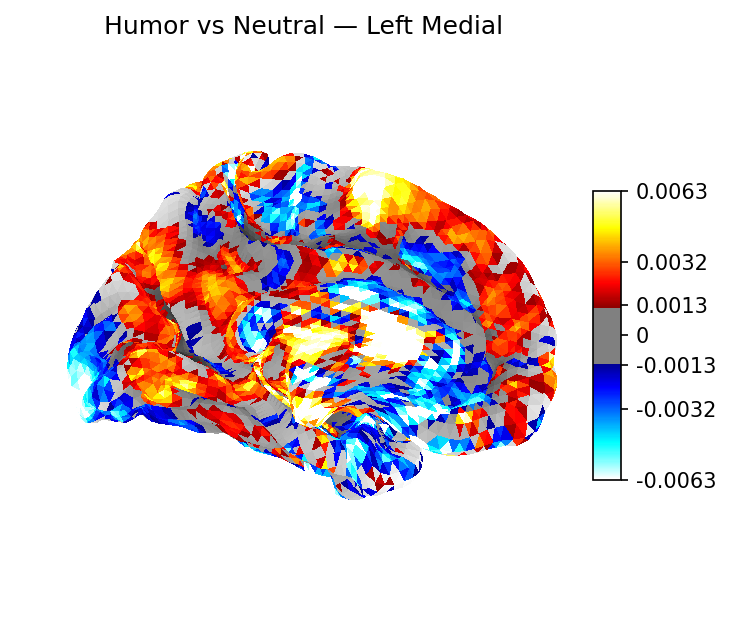 Classifier weights — Left medial